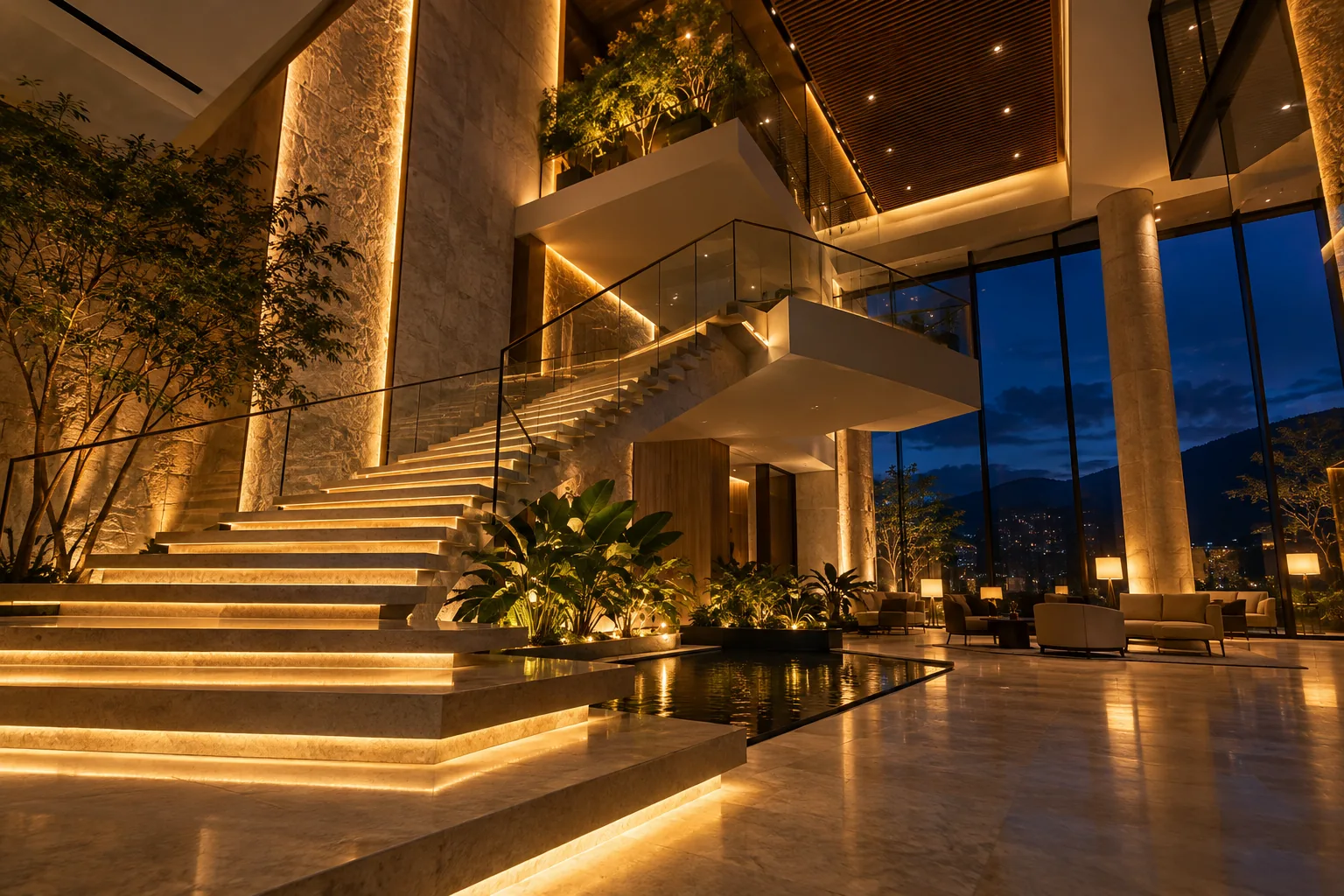 Recreación de referencia: Iluminación arquitectónica